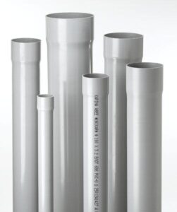 PVC PIPES ET and BT F.32 TO F.200