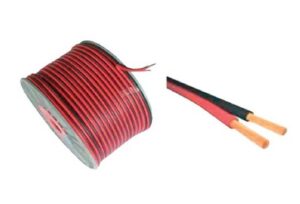 SPEAKER CABLES 2 x 0.75 AND 2 x 1 RED BLACK
