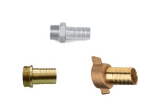 CONNECTION FITTING BRASS AND MALE STAINLESS STEEL