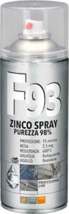 Faren F93 Zinco Galvanizing Spray Gray with Metallic Effect 400ml