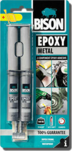 Bison Epoxy Metal Εποξική Κόλλα 24ml