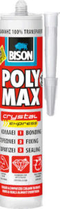 Bison Σφραγιστική Κόλλα Poly Max Crystal Express Διάφανη 300gr