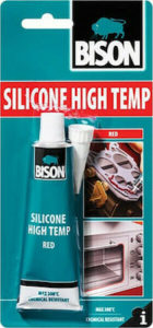 BISON - 60ml SILICONE HIGH TEMP HIGH TEMPERATURE RED (8710739101163)